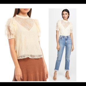 Free People Lace Blouse NEW
